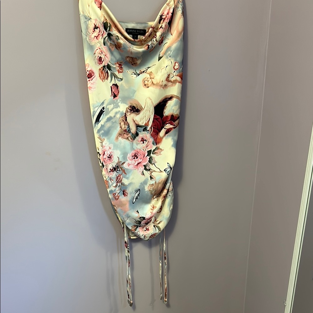 Johnny Wujek Pastel Floral Angel Dress